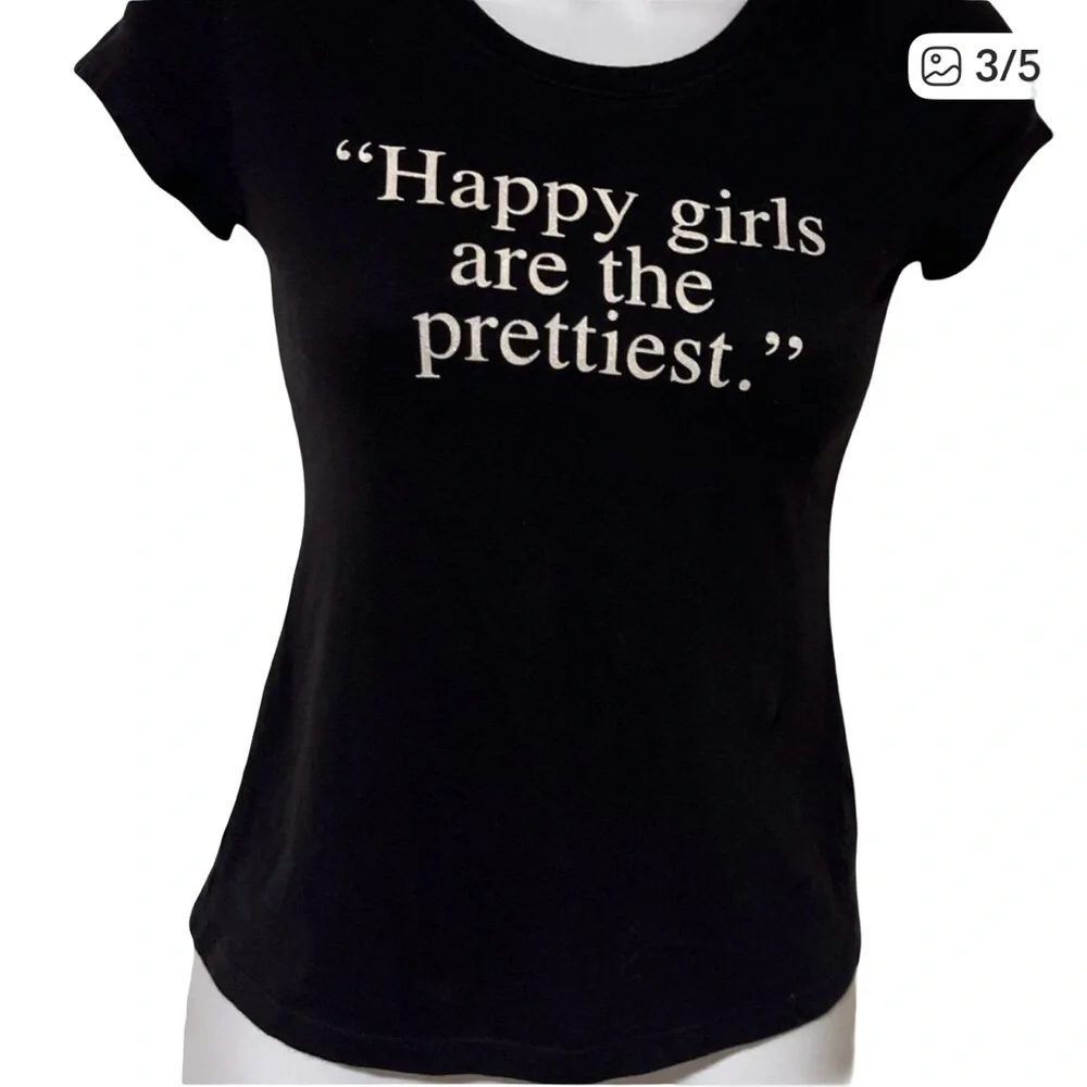 Justice Happy Girls Are The Prettiest t-shirt size 8